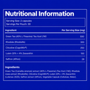 Do Not Disturb nutritional information